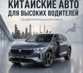 Китайские автомобили для высоких водителей: где действительно удобно