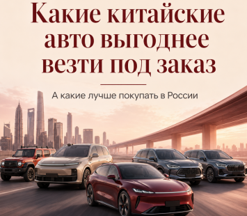 Какие китайские авто выгоднее везти под заказ, а какие покупать в России