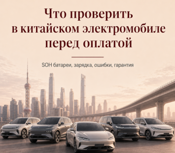 Проверка китайского электромобиля перед покупкой